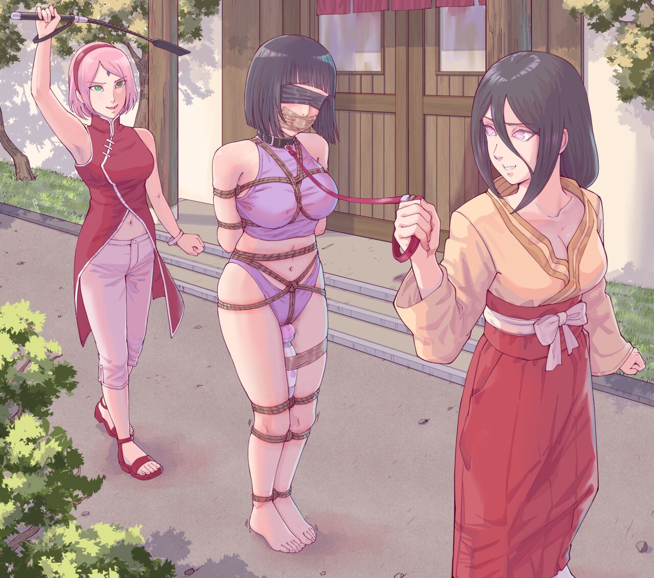 家の前で囚人の護送 page 4 full
