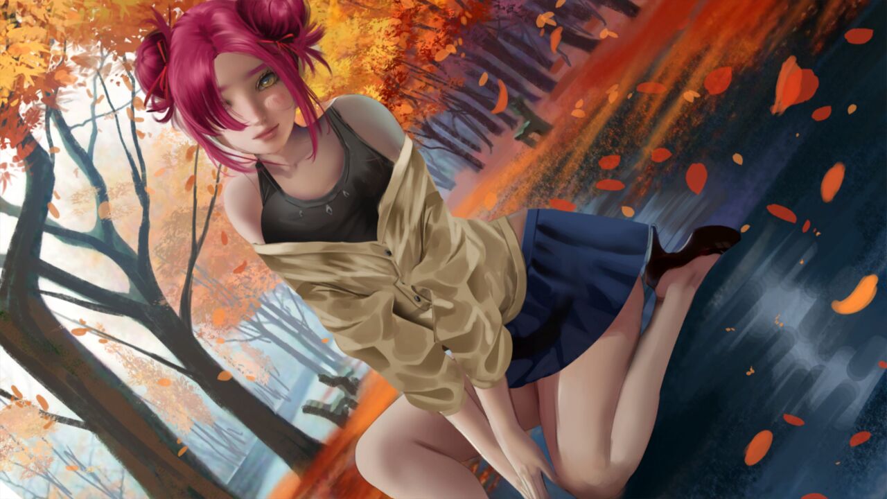 Autumn and Girls page 9 full