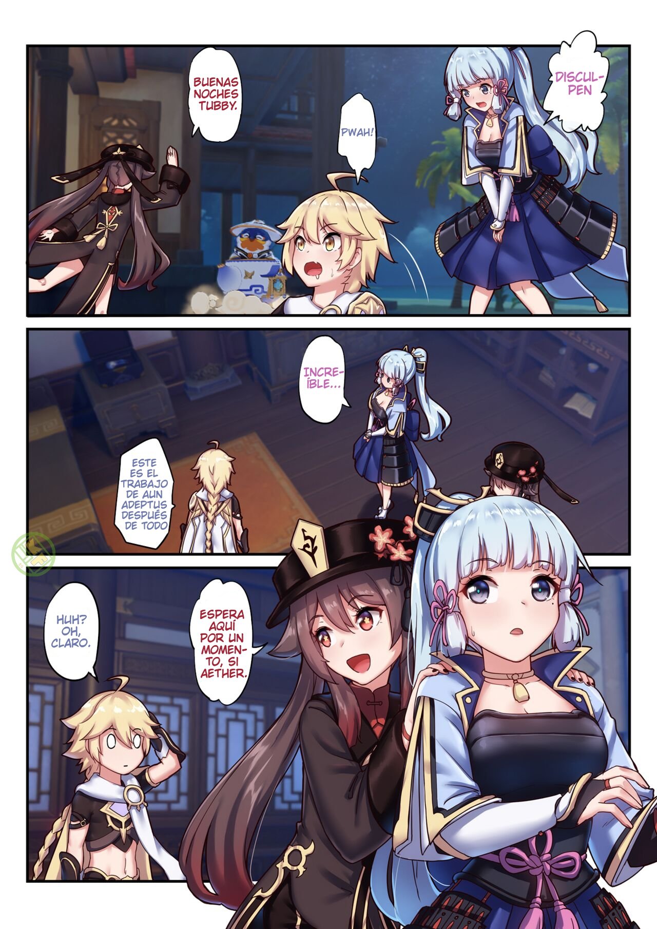 Hutao &amp; Kamisato Ayaka page 1 full