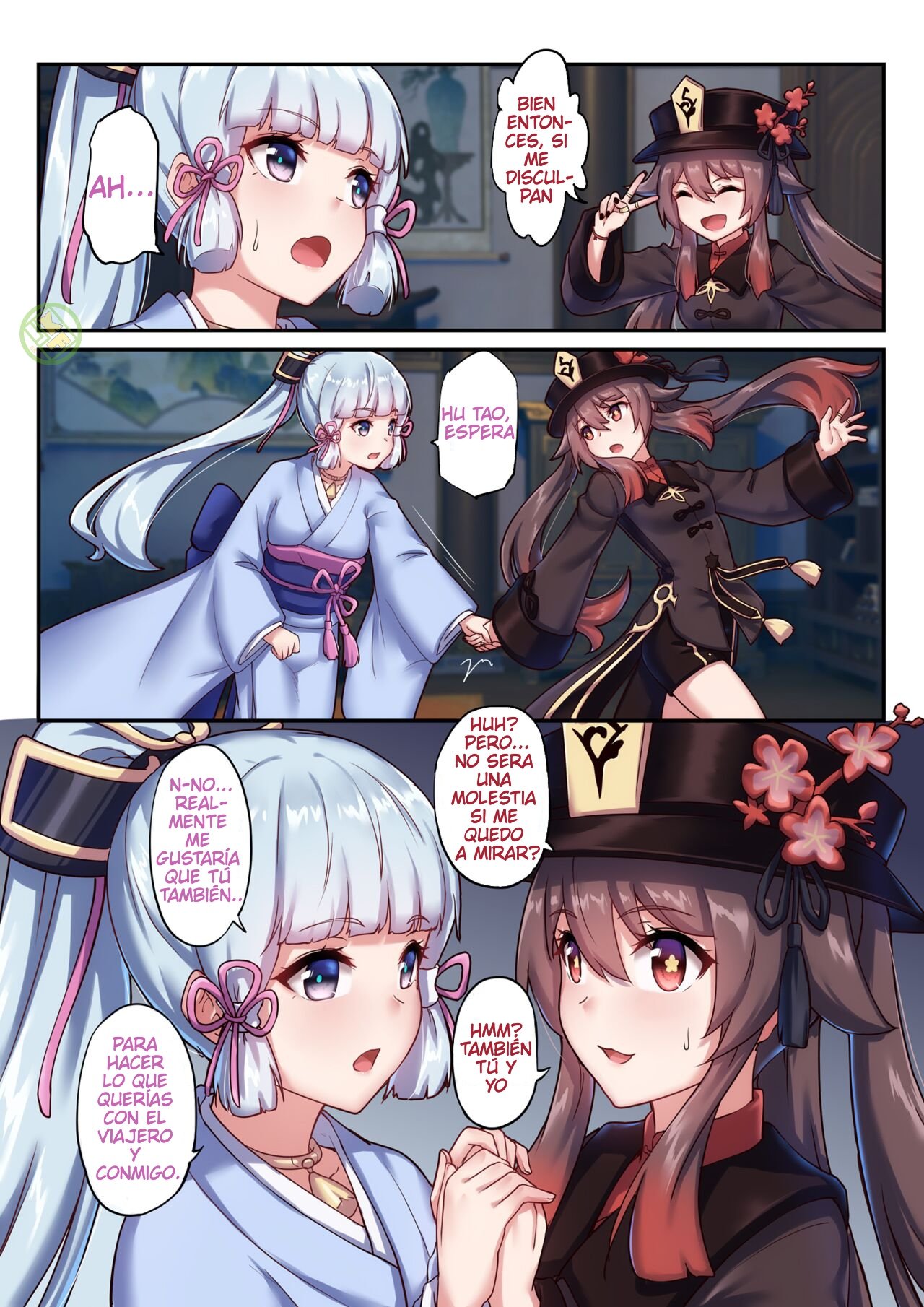 Hutao &amp; Kamisato Ayaka page 3 full
