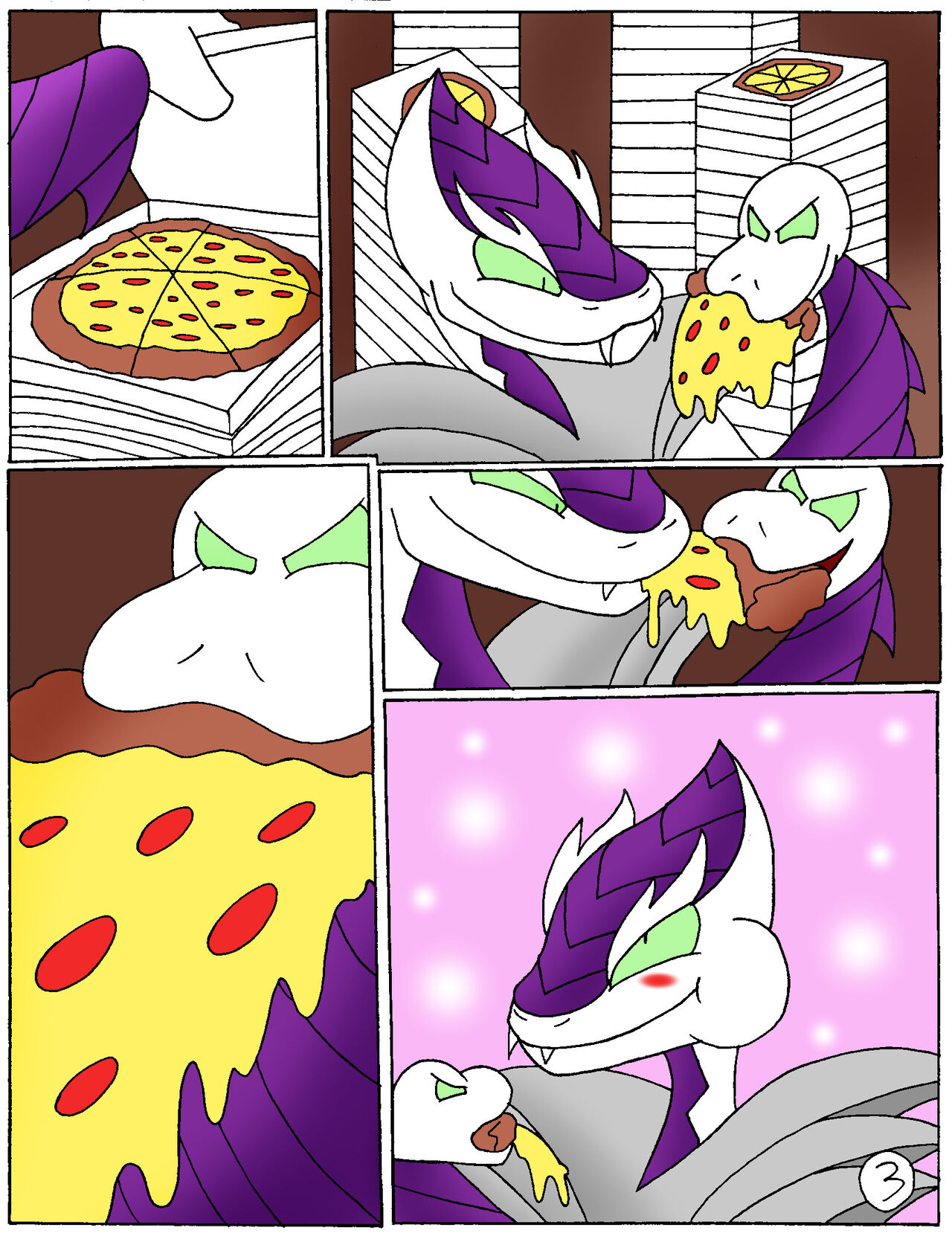 Karai's pizza party page 3 full