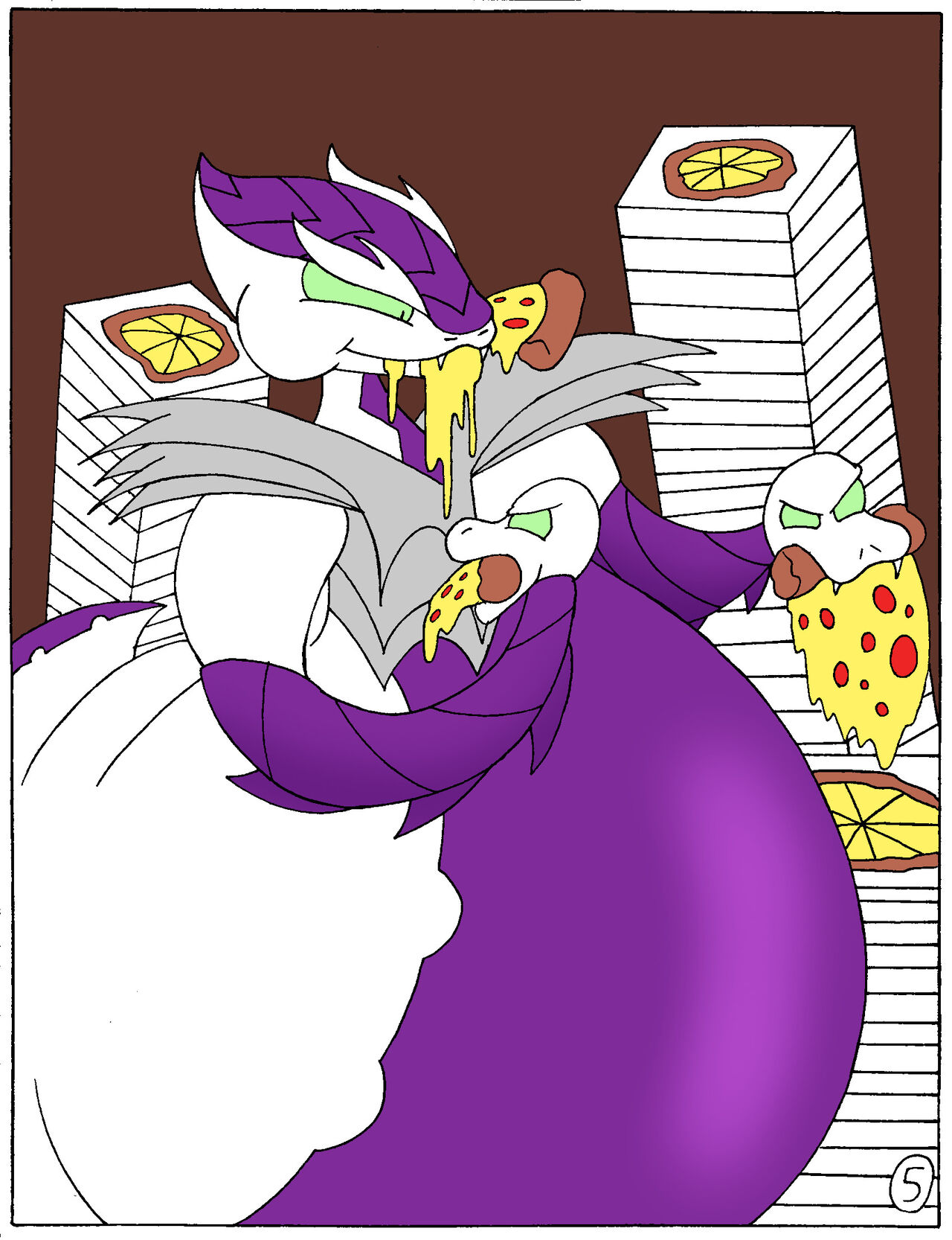 Karai's pizza party page 5 full