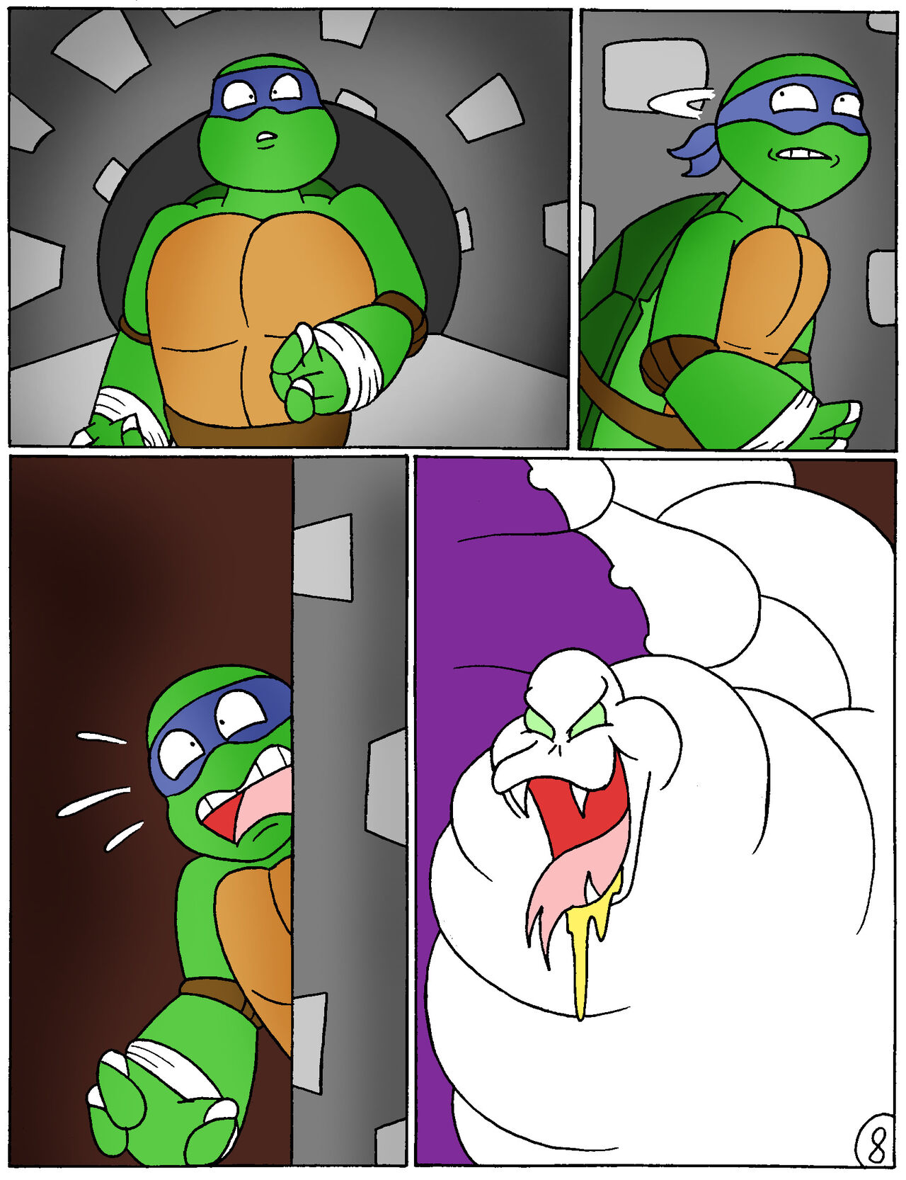 Karai's pizza party page 8 full