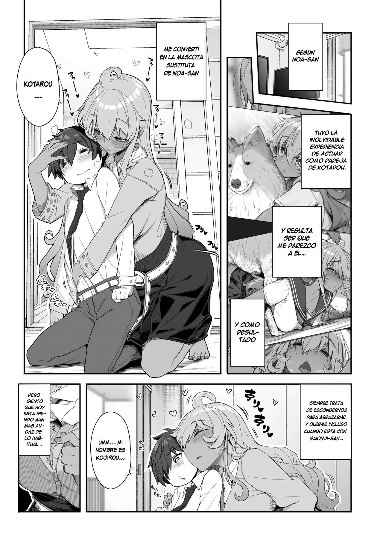 Mukuchi de Ecchi na Onee-san ni Pet Atsukai Sareru Boku | Soy tratado como una mascota por una callada y lasciva Onee-San page 4 full