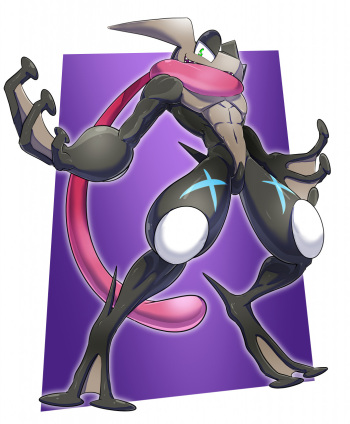 Evil Greninja × Goodra cover