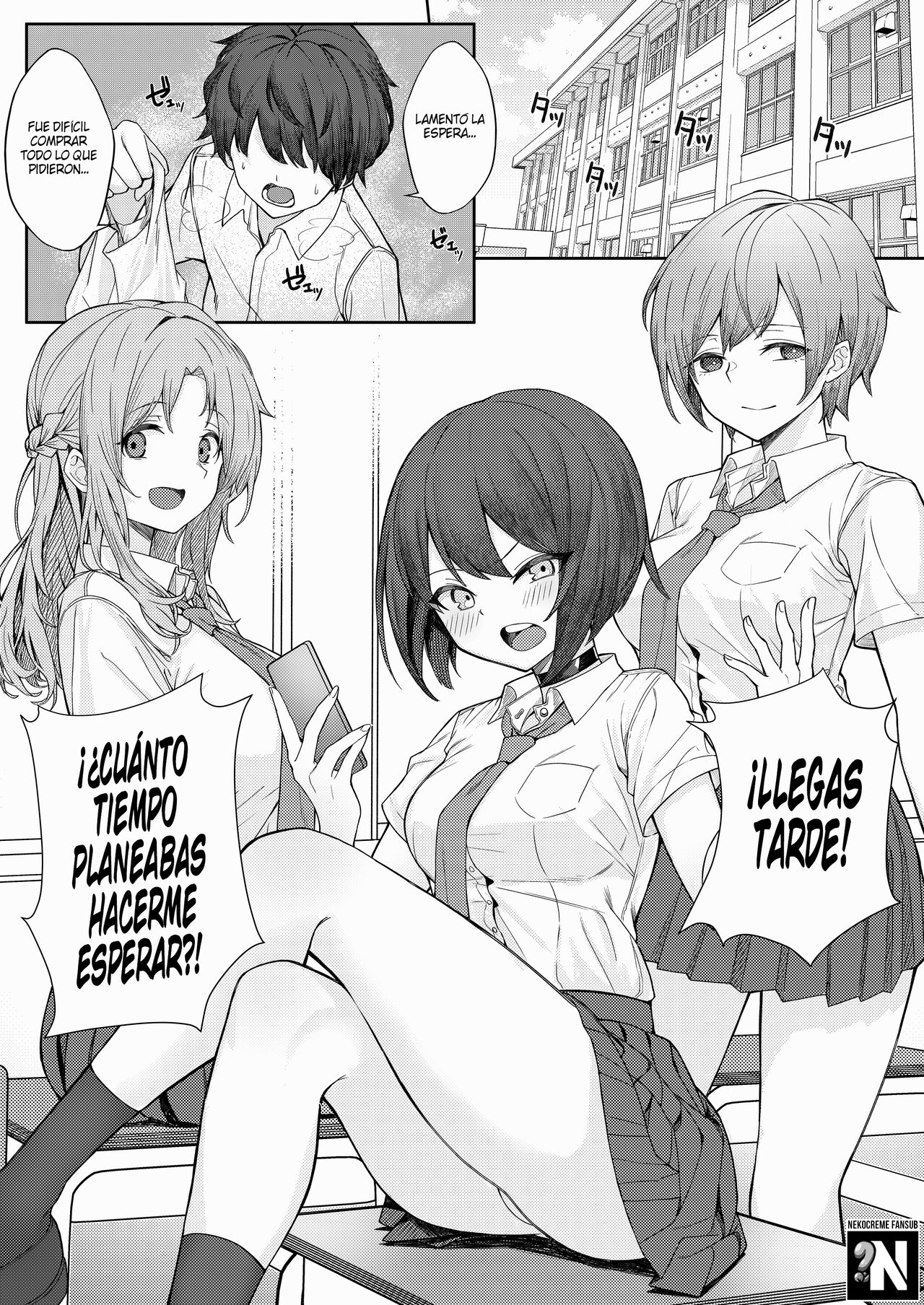 Boku no Koto o Ijimetekuru Osananajimi no Tomodachi to Ura de wa Kossori Yarimakutteru Hon | Mi Amiga de la Infancia me Acosa, Pero yo me Follo a sus Amigas a sus Espaldas page 3 full
