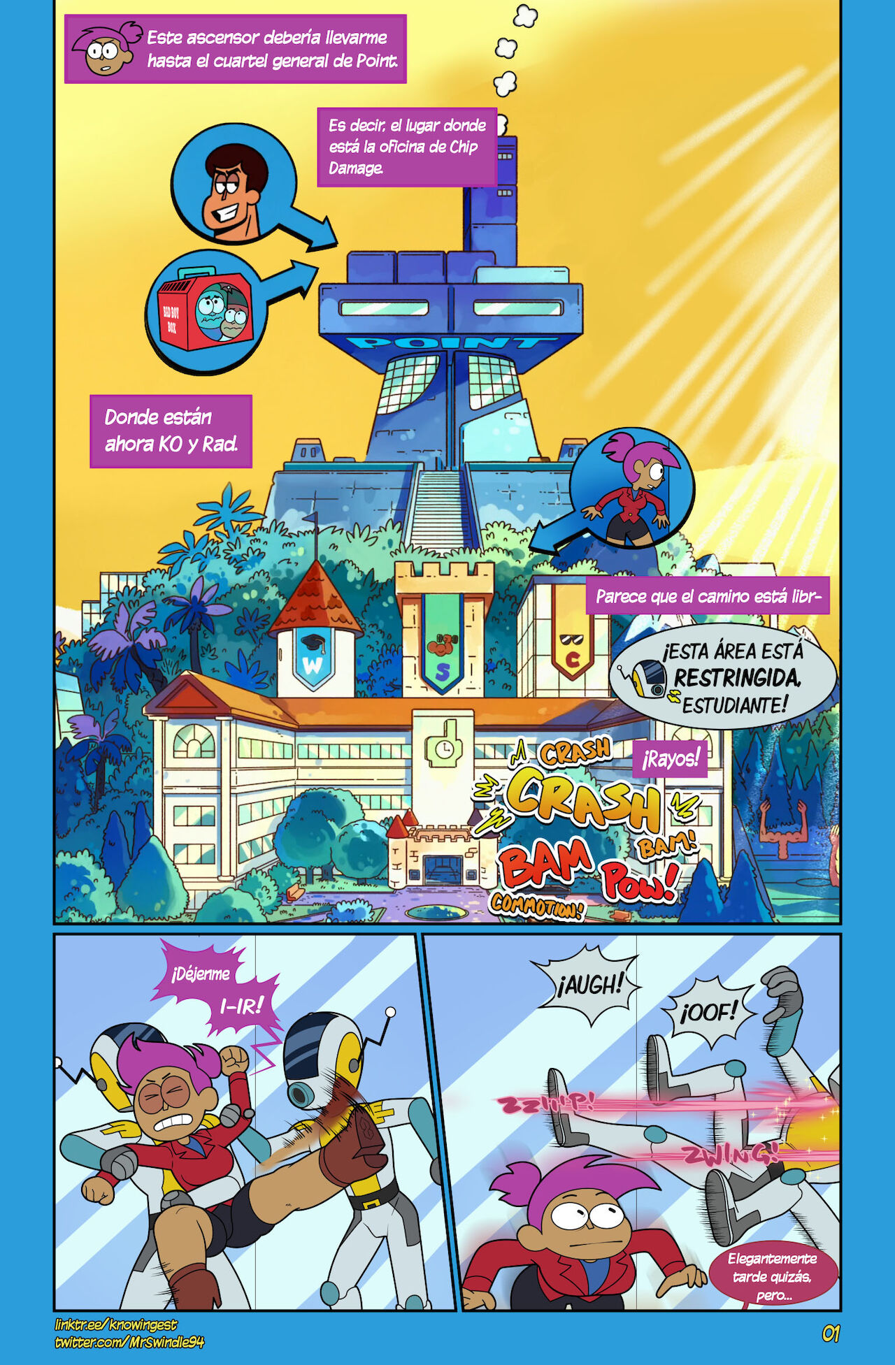 Operación: Penetrar en lo Profundo de la Preparatoria P.O.I.N.T. page 3 full