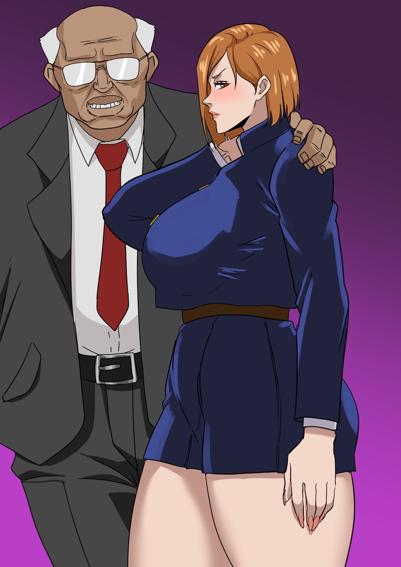 Nobara x Old Man page 8 full