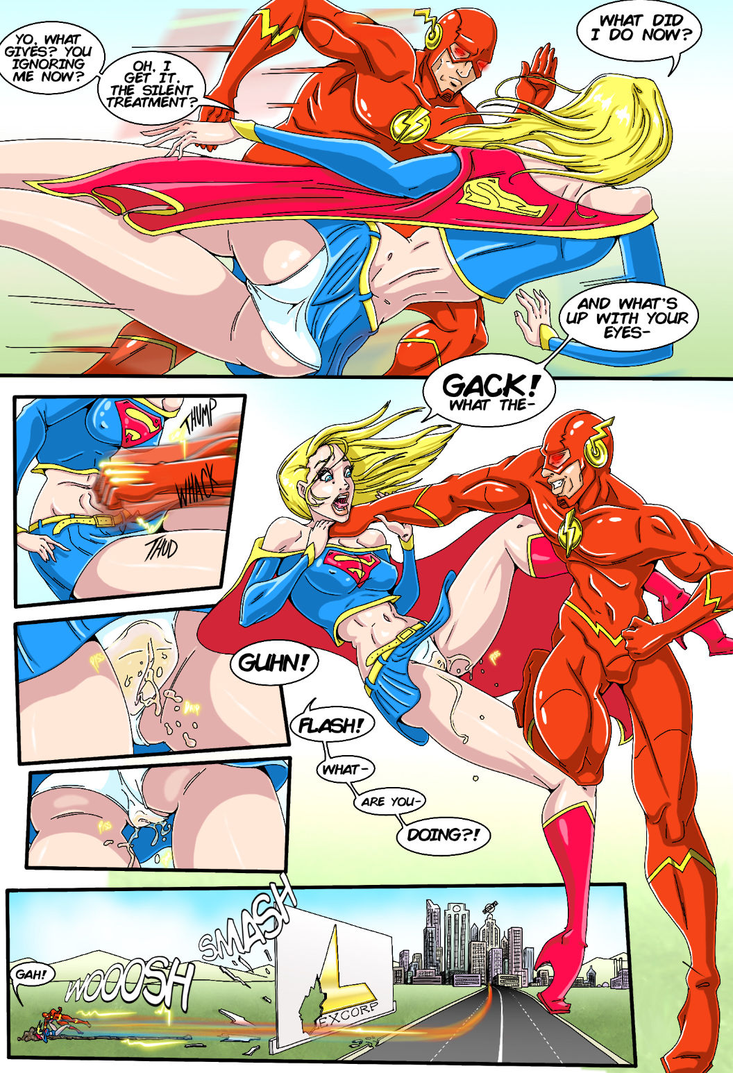 True Injustice: Supergirl part 2 page 6 full