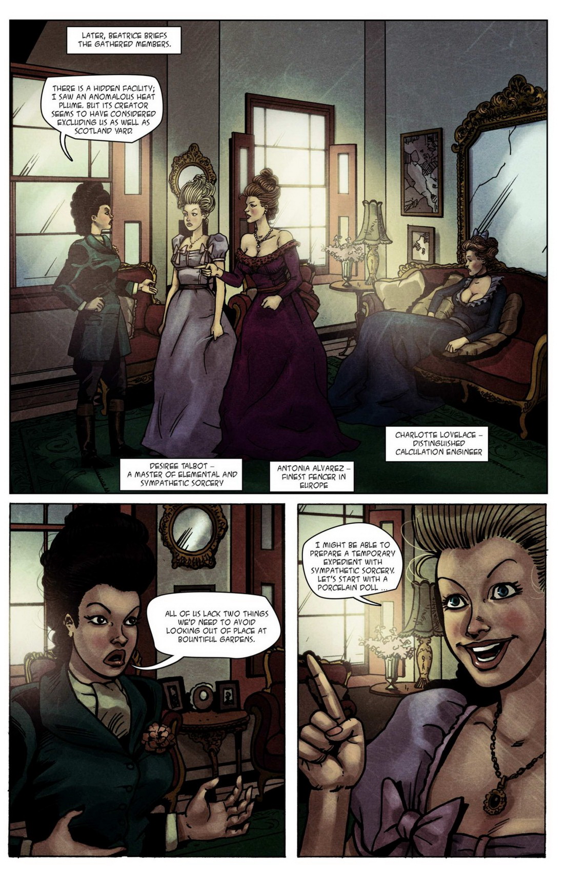 BotComics - Artemis Club- The Bountiful Gardens Affair page 5 full