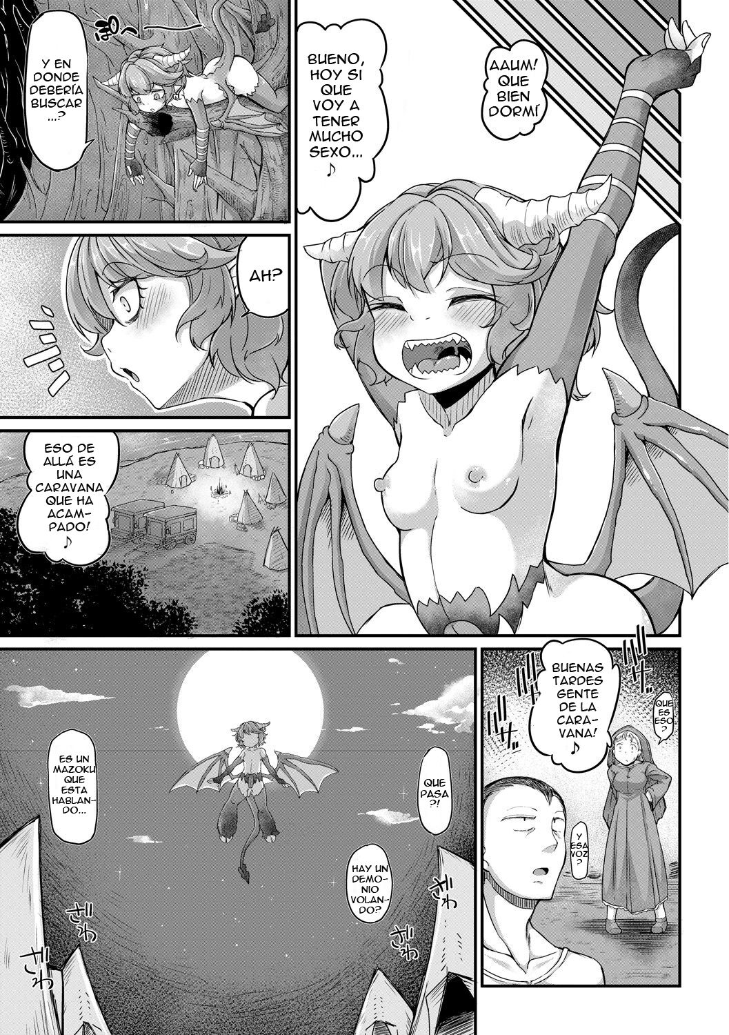 Fukkou!? Ishu Kouhai -Mazoku to Ningen no Kyousei Jidai- 6-wa page 5 full