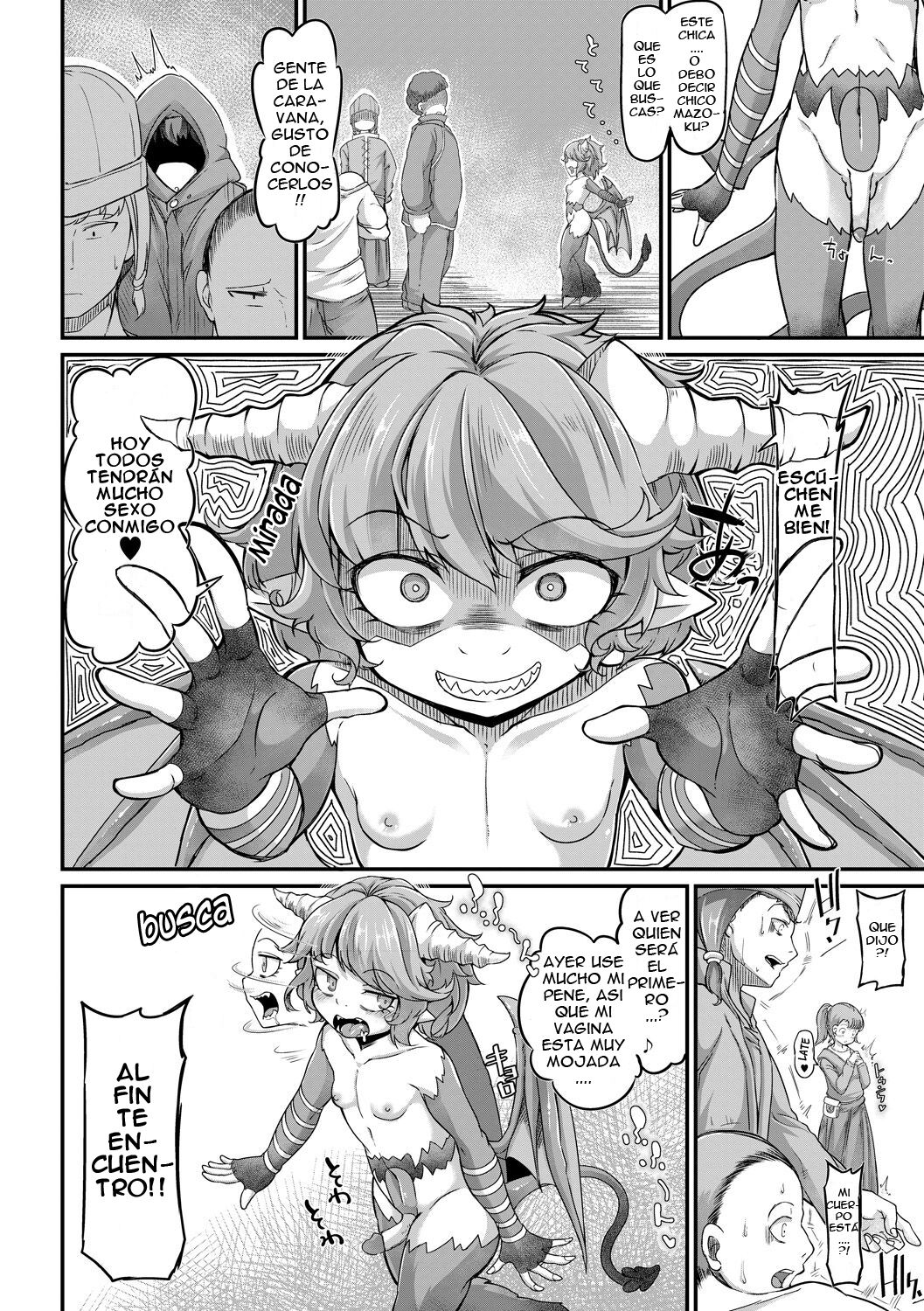 Fukkou!? Ishu Kouhai -Mazoku to Ningen no Kyousei Jidai- 6-wa page 6 full