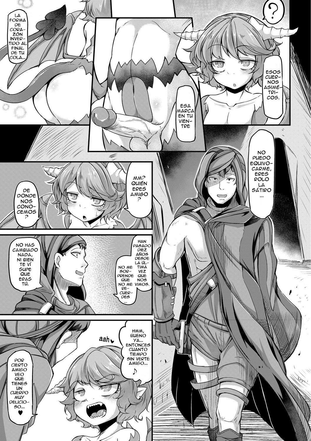 Fukkou!? Ishu Kouhai -Mazoku to Ningen no Kyousei Jidai- 6-wa page 7 full