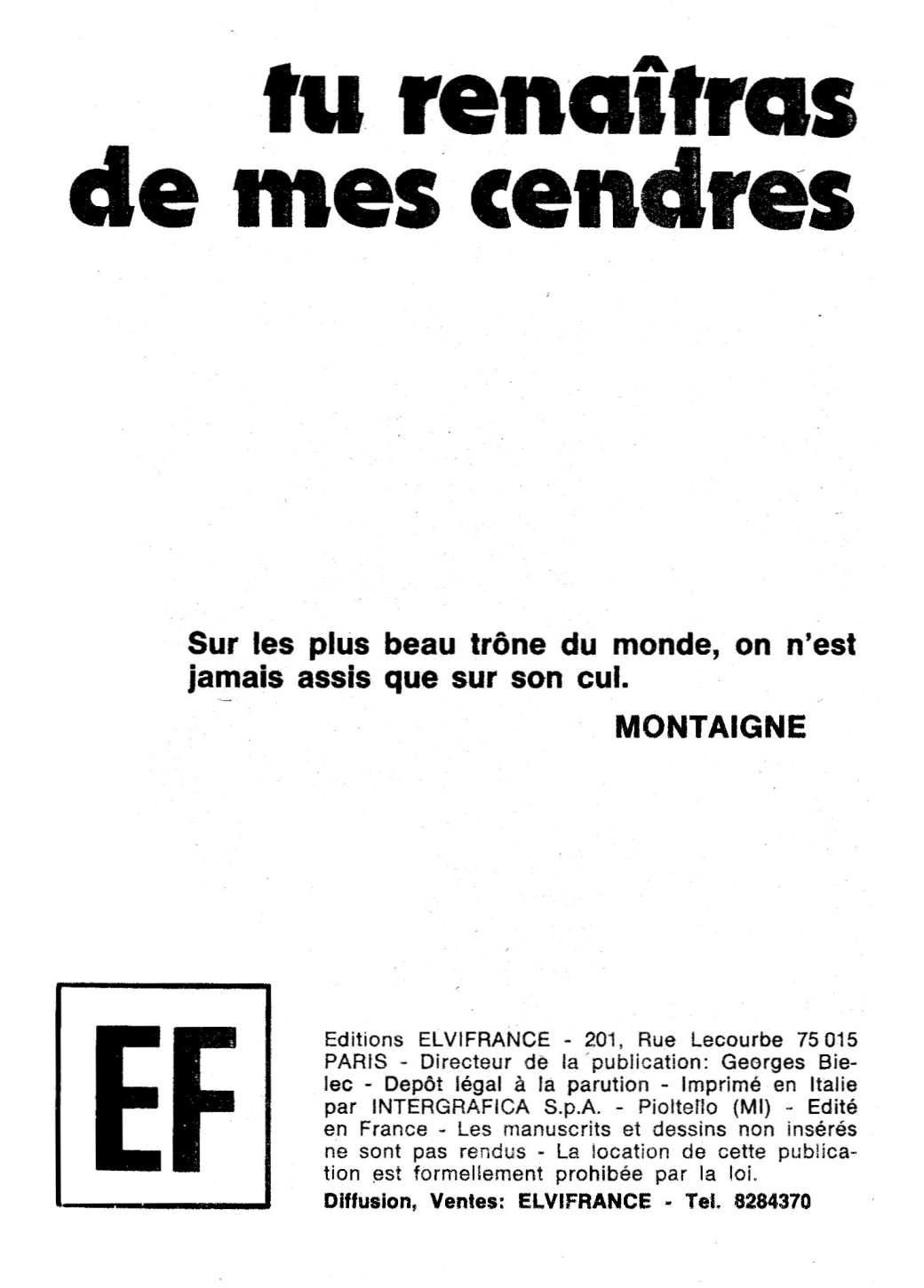 Elvifrance - Hors-serie rouge - 21 - Tu renaîtras de mes cendres page 4 full