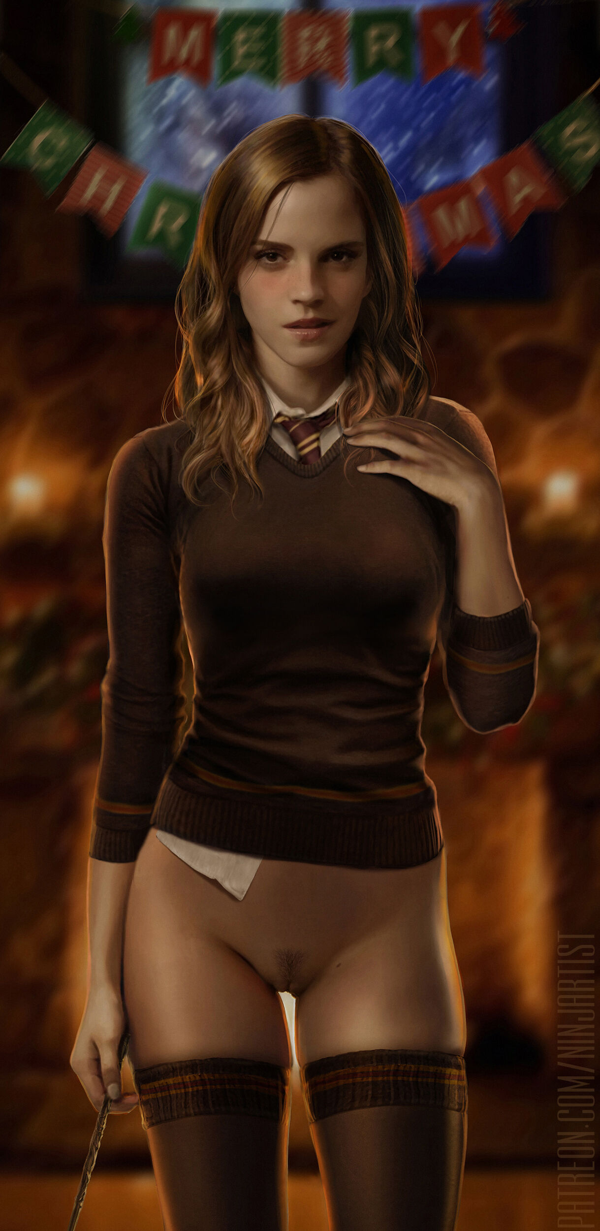 Christmas Hermione page 3 full