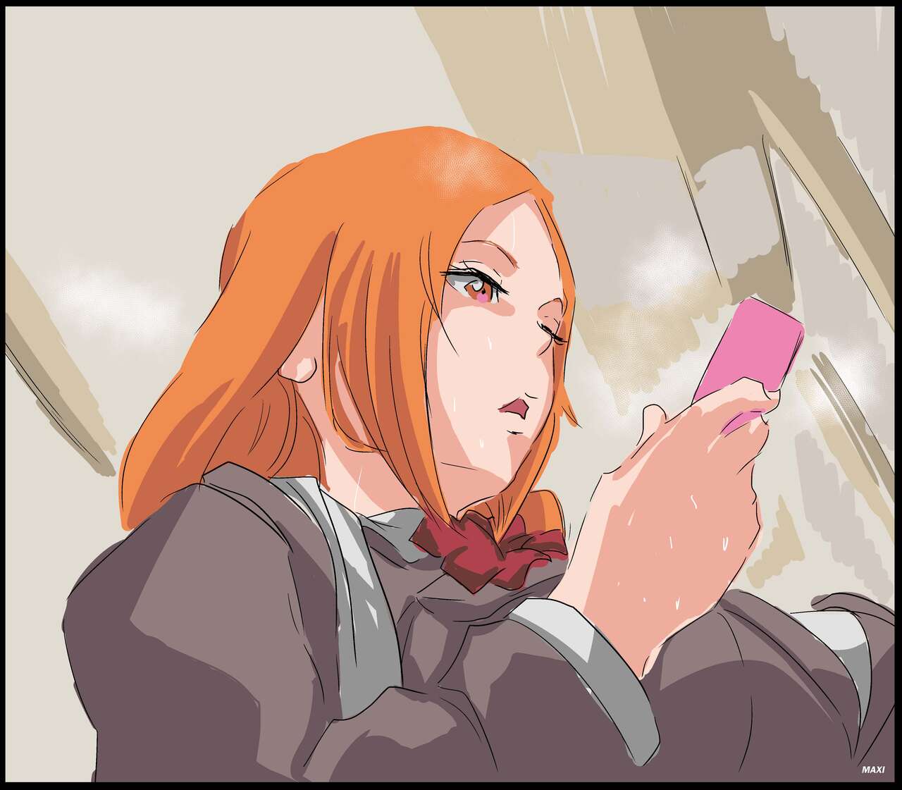 Orihime on the Phone?! page 7 full