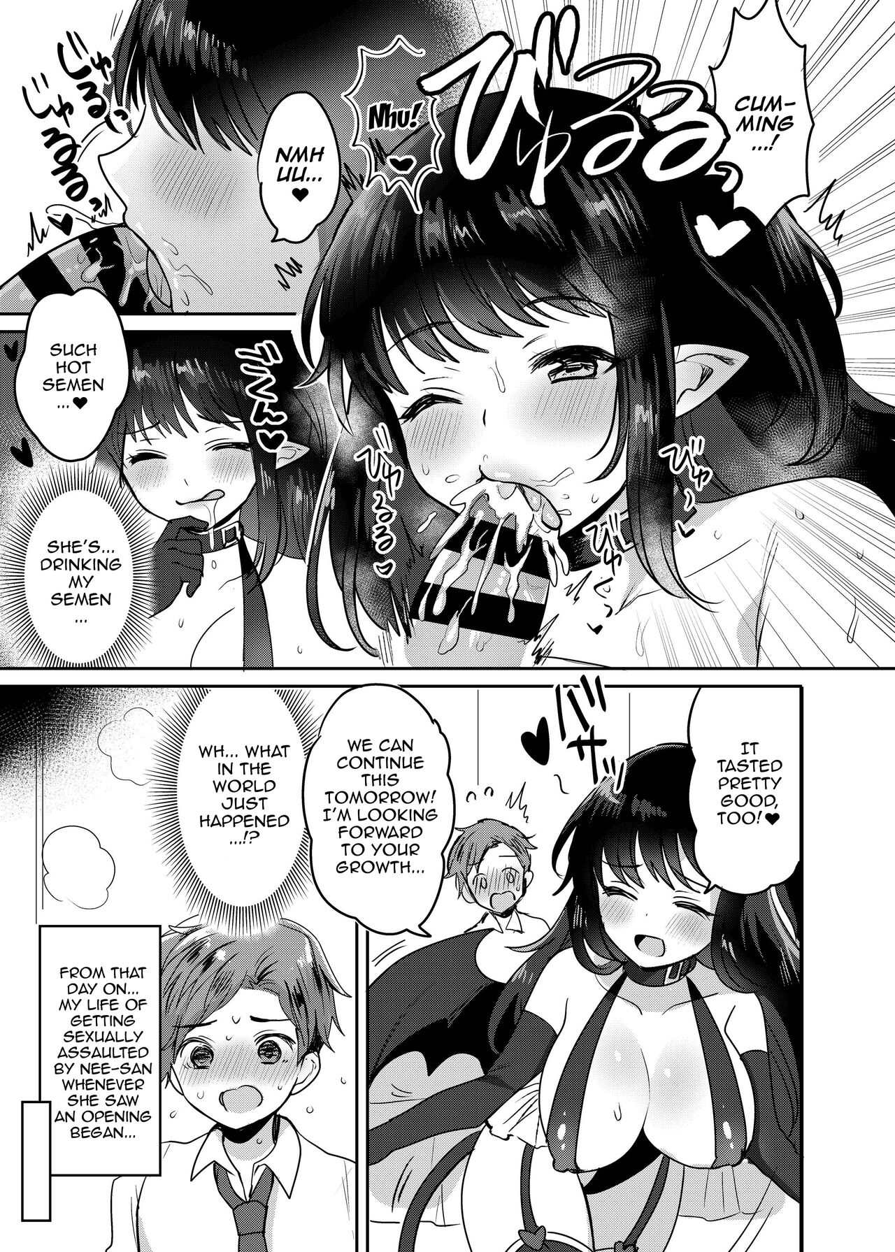 OneSuccu ~Onee-chan wa Dosukebe Succubus~ | OneSuccu ~Onee-chan Is a Lewd Succubus~ page 10 full