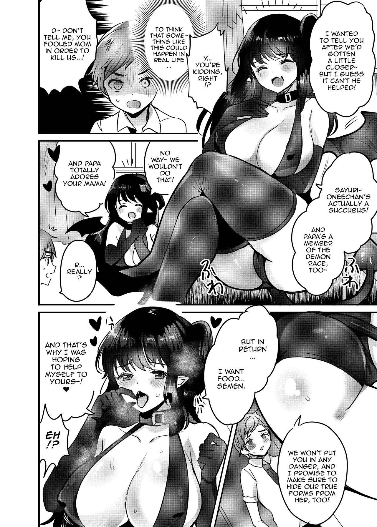 OneSuccu ~Onee-chan wa Dosukebe Succubus~ | OneSuccu ~Onee-chan Is a Lewd Succubus~ page 5 full