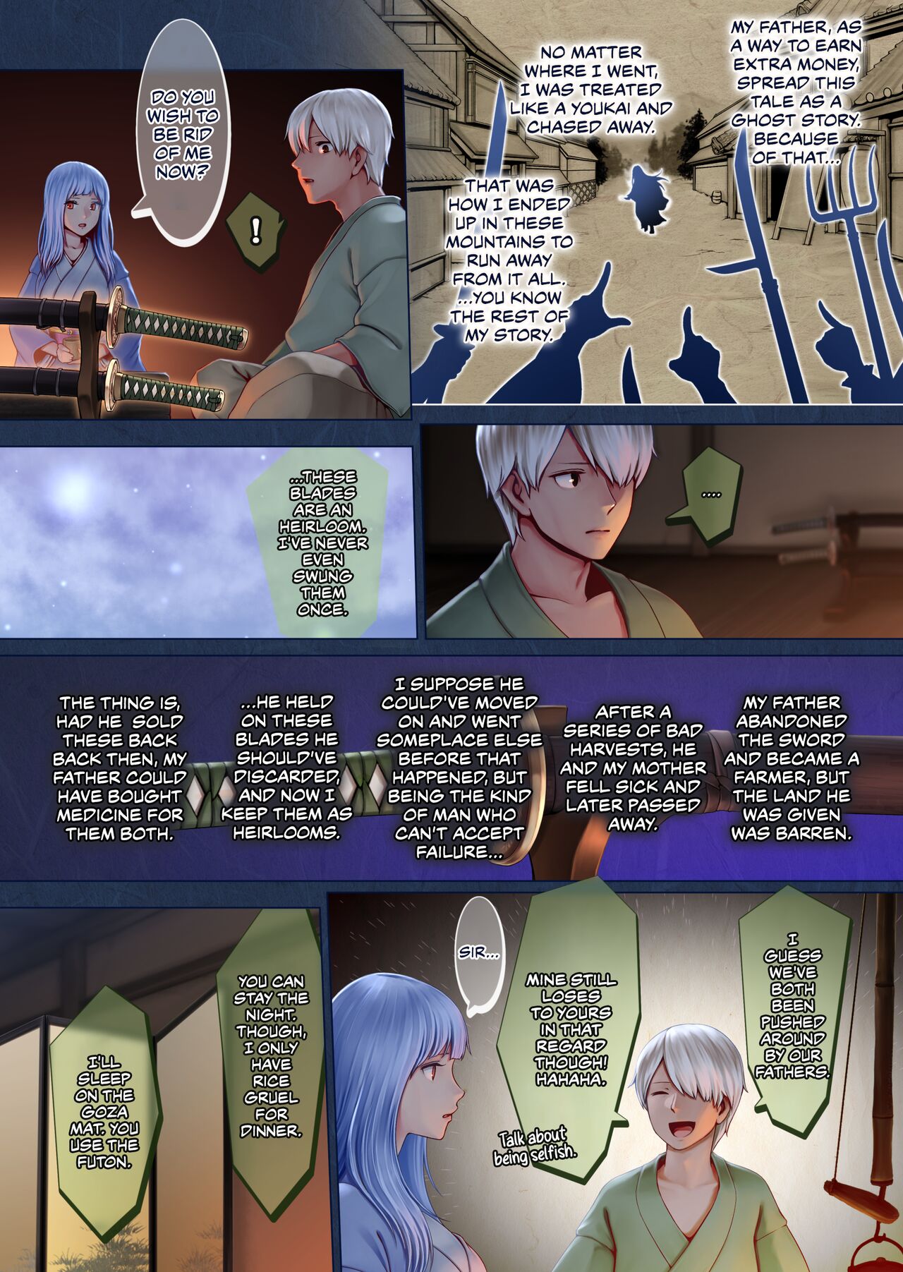 Yotogi no Yukionna Setsu ~Atatamenai to, Koorimasu~ | Setsu, the Yuki-onna of the Night ~Warm Her Up Lest She Freeze~ page 9 full