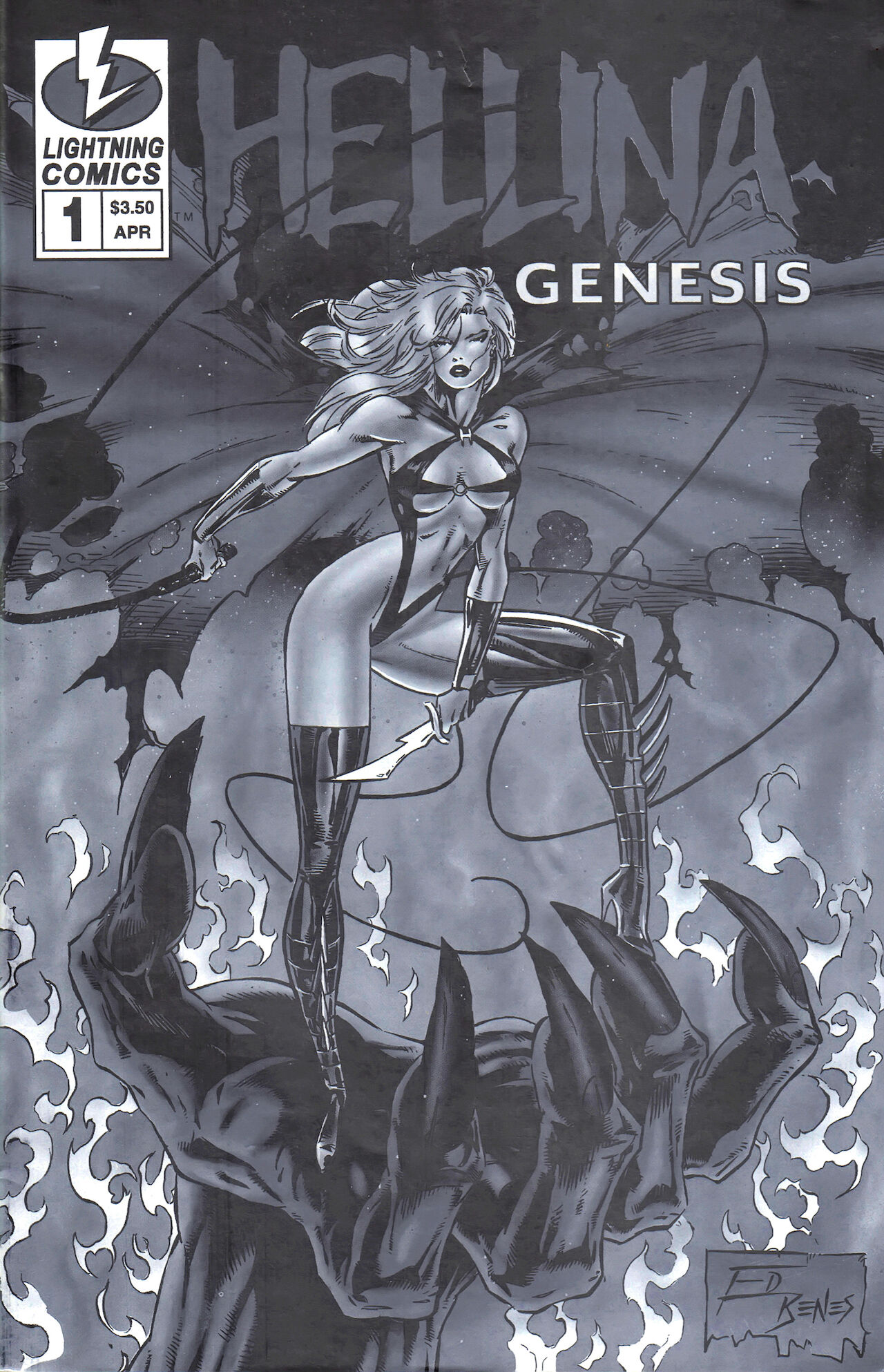 Hellina - Genesis #01 - Dimensional Commemorative Platinum Edition page 1 full