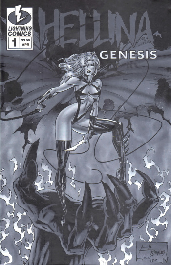Hellina - Genesis #01 - Dimensional Commemorative Platinum Edition cover