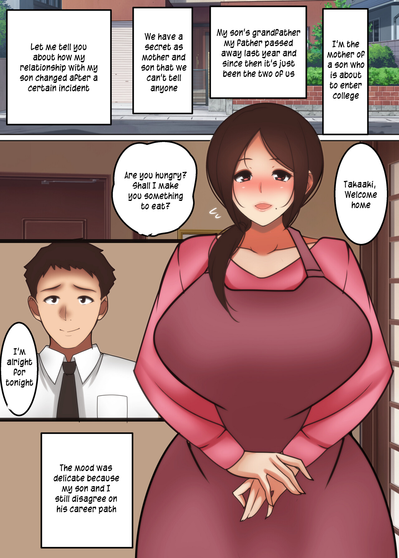 Haha ga Midara ni Aegu Toki 2 ~Shinjou-ke no Boshi Jouji~ | When mother moans lustfully 2 page 2 full