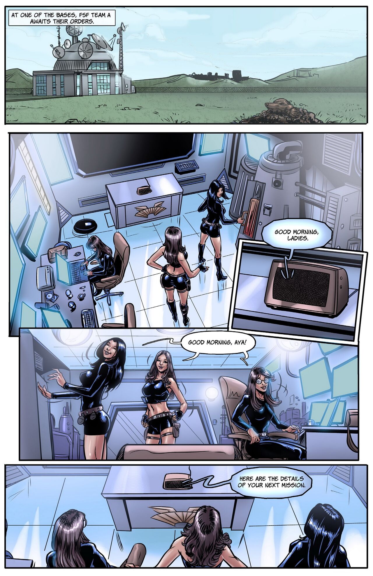 BotComics - Doctor vs Bimbos page 2 full