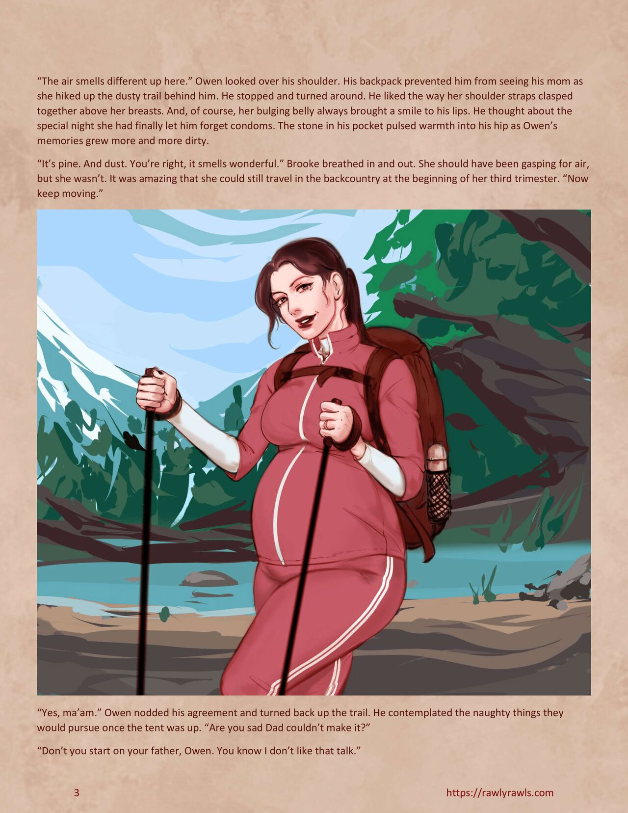 The Stone's Plunge: Rawly Rawls Fiction page 3 full