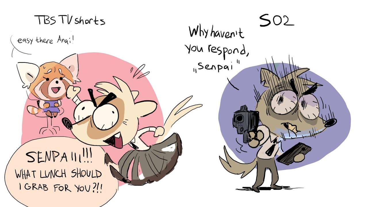 Aggretsuko - Anai and Resasuke page 2 full