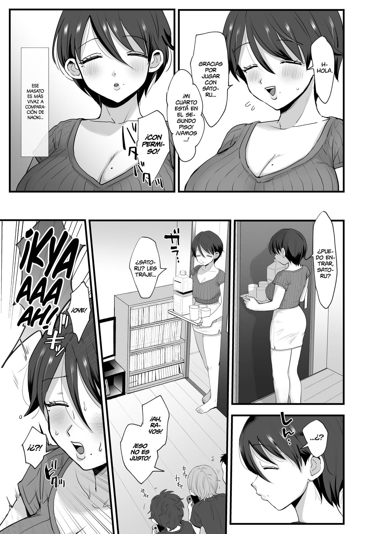 Hosome Ottori Kyonyuu Mama. | Una mamá gentil de ojos cerrados y pechos grandes page 7 full
