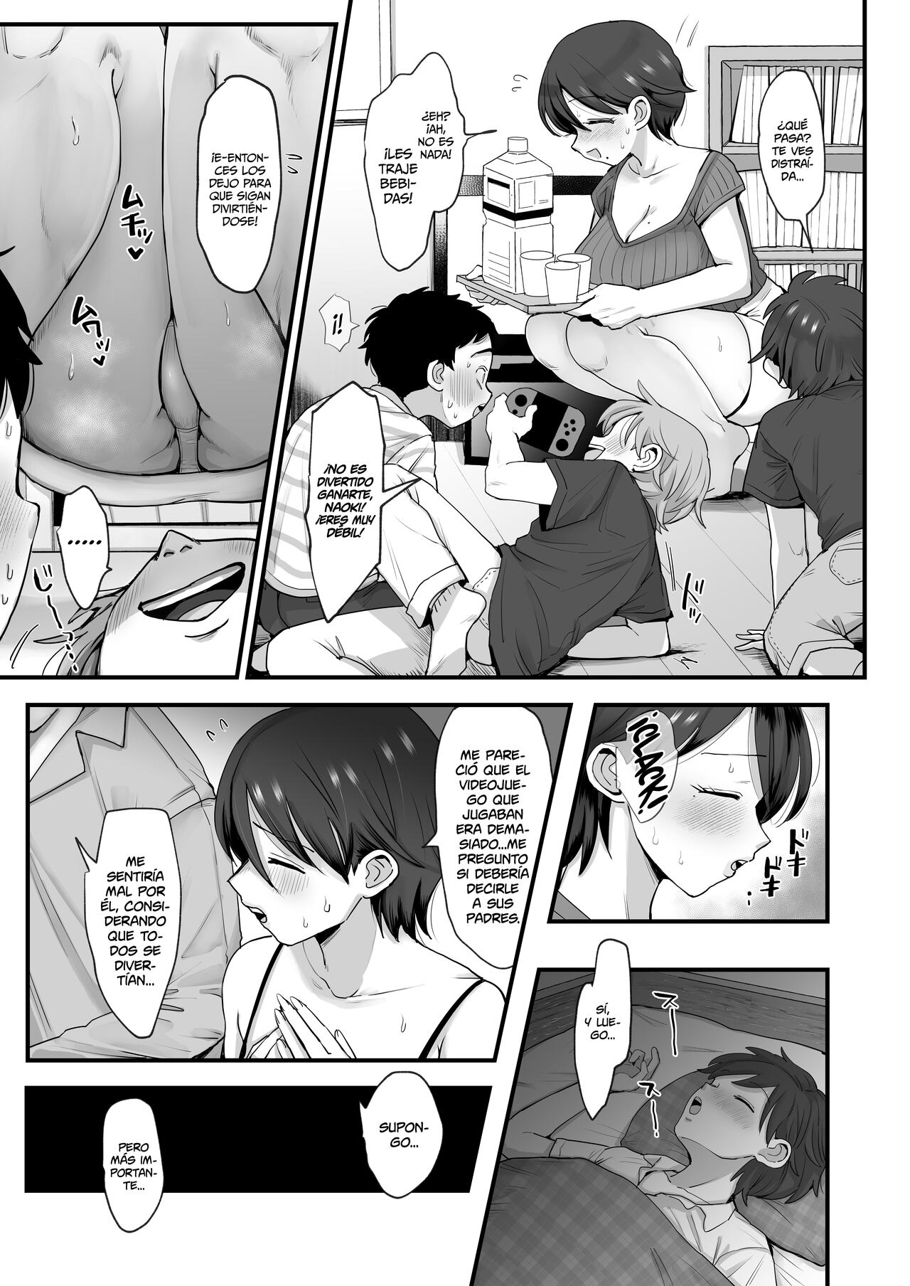 Hosome Ottori Kyonyuu Mama. | Una mamá gentil de ojos cerrados y pechos grandes page 9 full