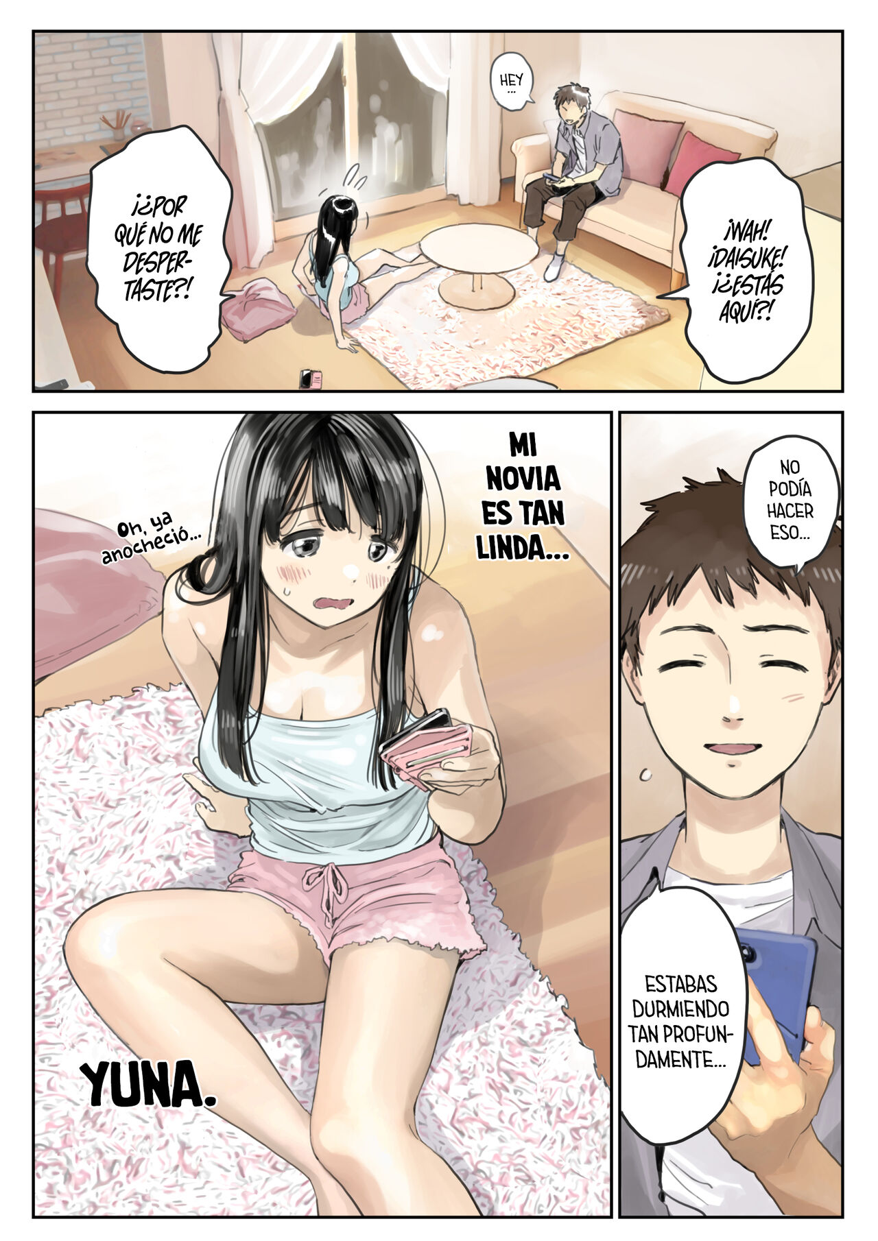 Kanojo no SmaPho o Nozoita dake nano ni 2 | Husmeando en su smartphone 2 page 3 full