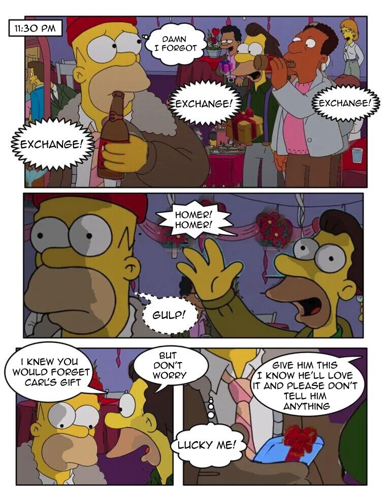 Sexy Christmas 1 Simpsons Comics  - 5.1 - english page 9 full
