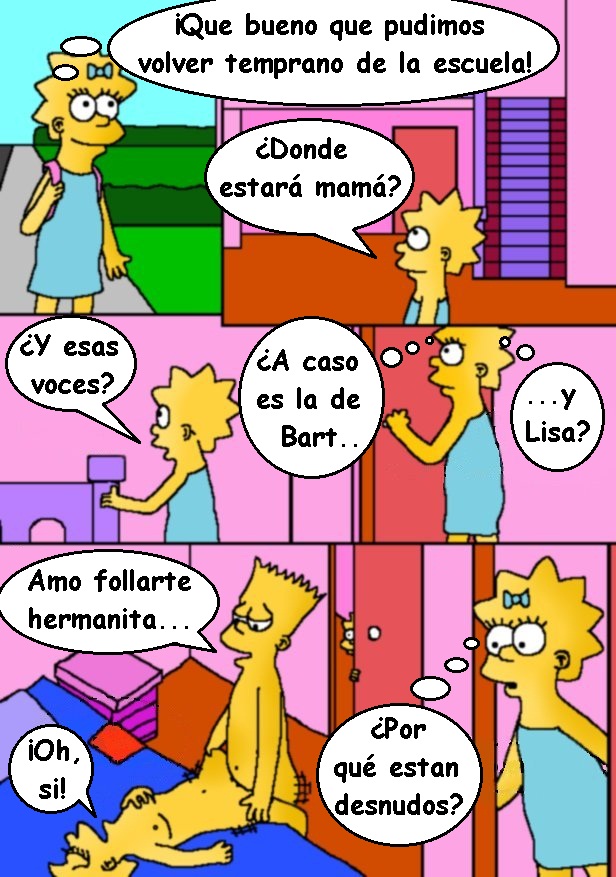 Simpsons xxx - Lección de hermanos page 1 full