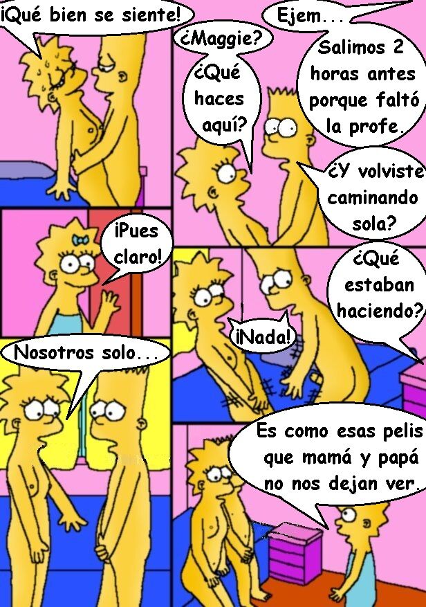 Simpsons xxx - Lección de hermanos page 2 full
