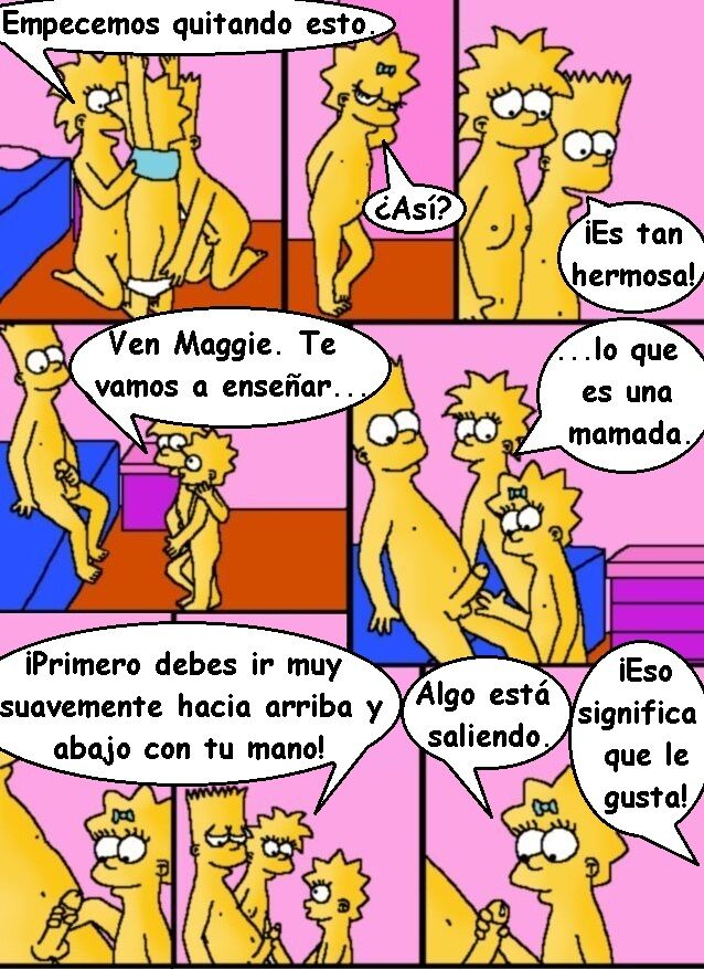 Simpsons xxx - Lección de hermanos page 4 full