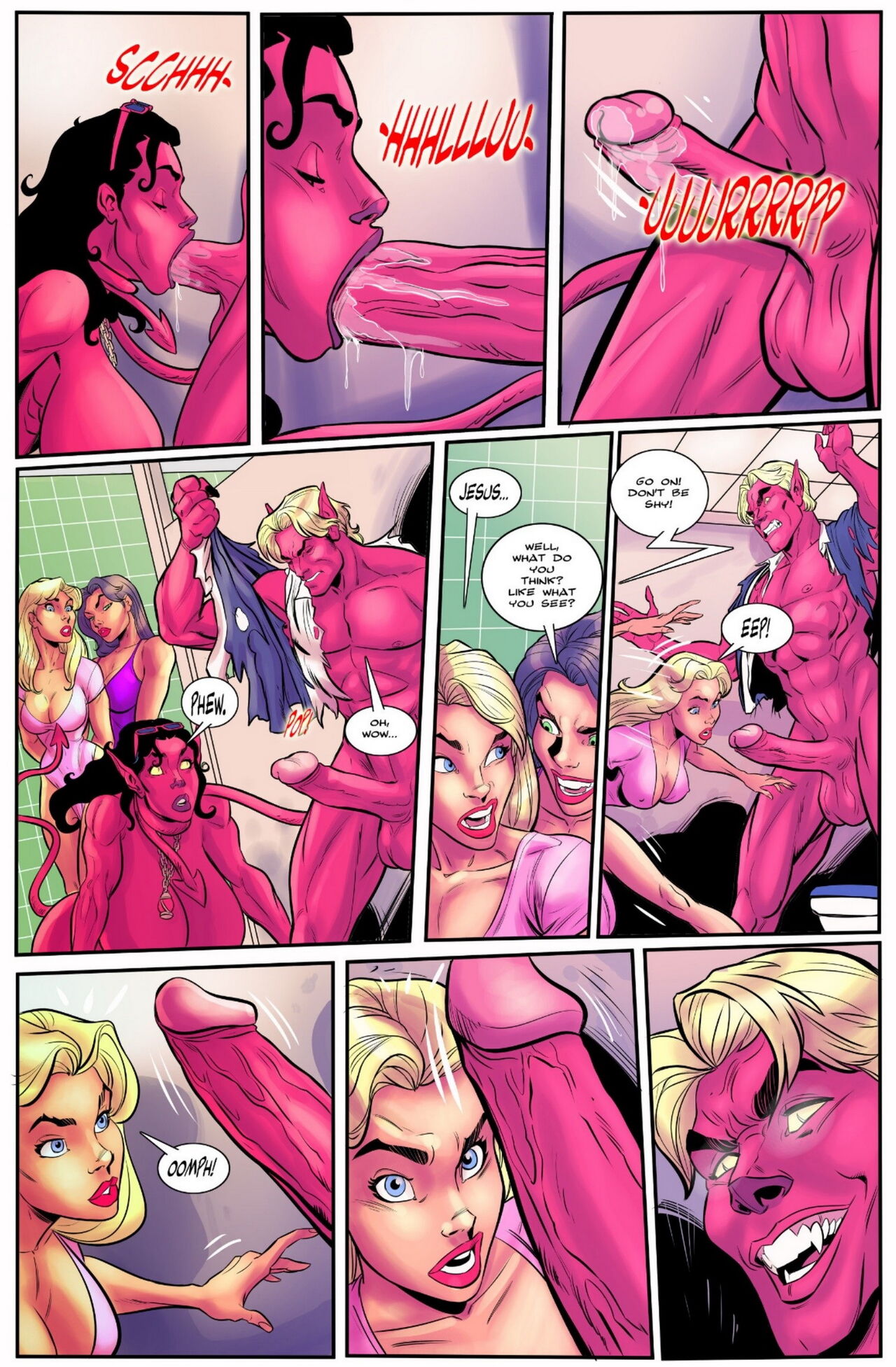 BotComics - Chloe's Highschool reunion page 9 full