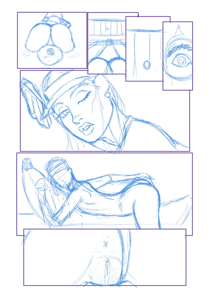 Summer Day With Natasha. Patreon Zoen. Sketch. page 7 full