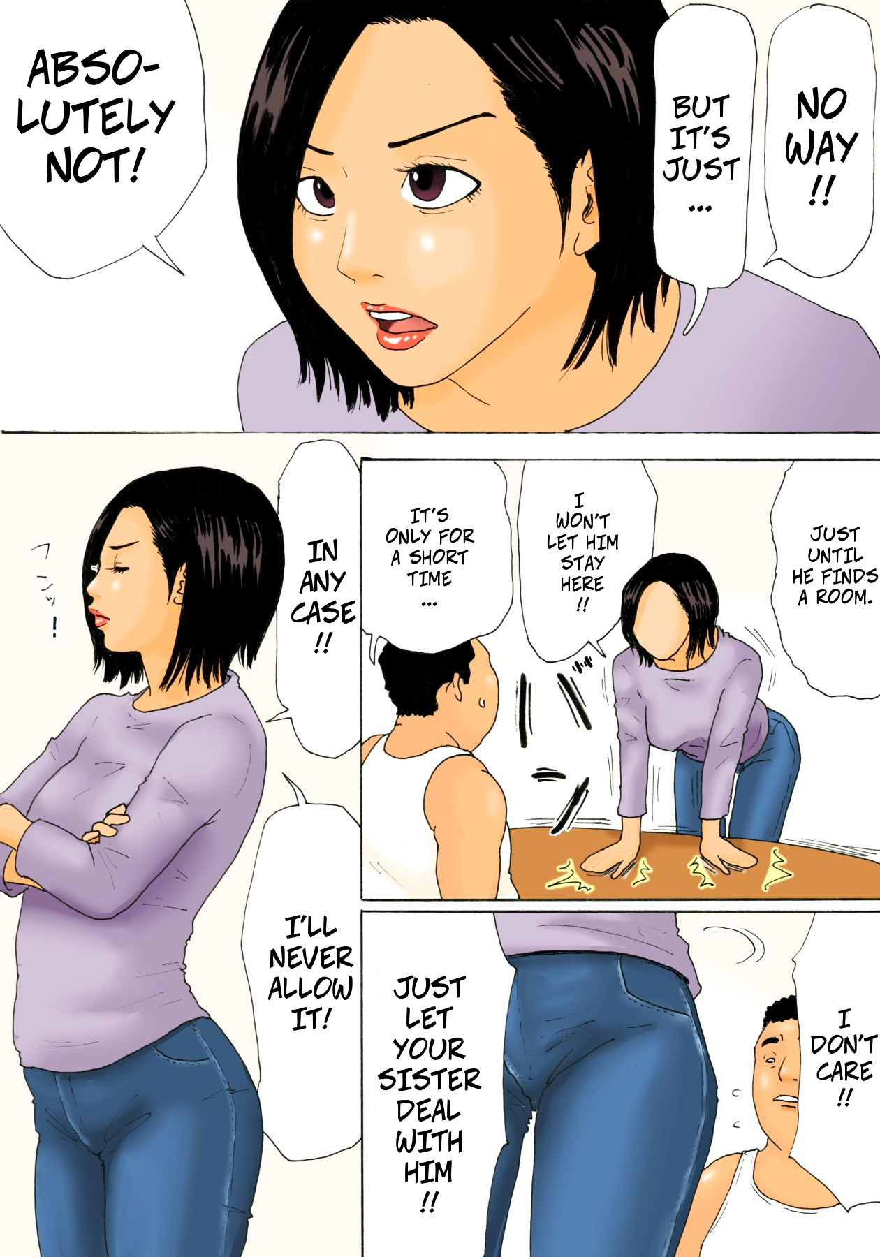 Kanchigai Tsuma ga Nureginu Oi ni Semattara Soku Gattai - If a Horny Wife Approaches Her Nephew She'll Get Fucked Immediatly page 3 full