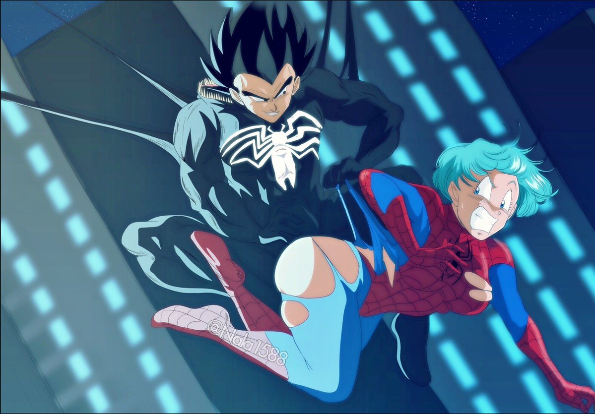 Dragon Ball x Spider-Man Crossover page 6 full