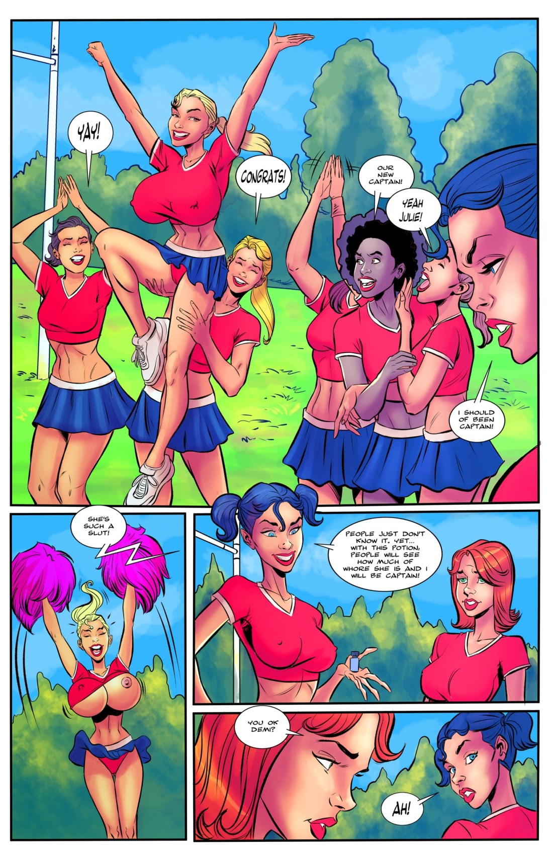 BotComics - Cheer Captain page 2 full