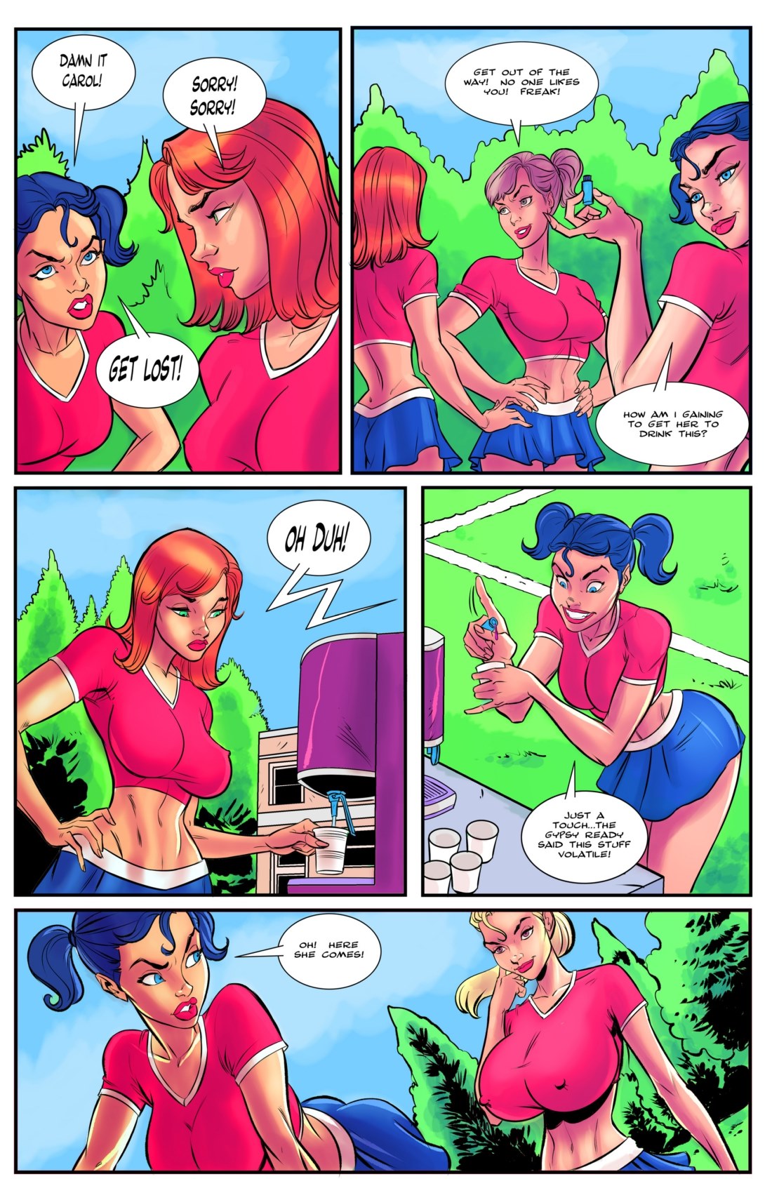 BotComics - Cheer Captain page 3 full