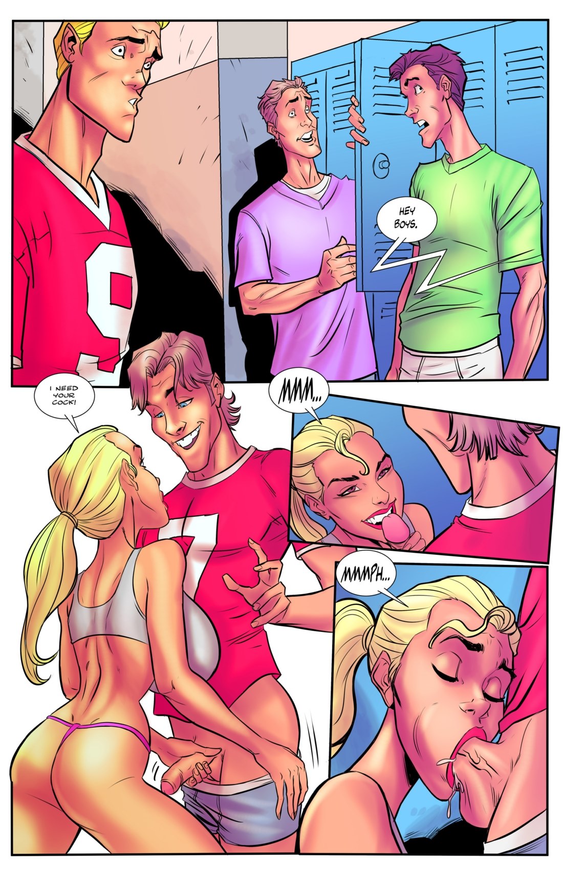 BotComics - Cheer Captain page 6 full