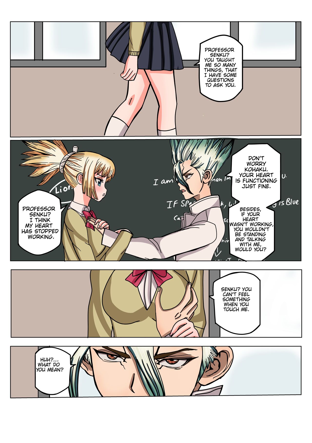 Senku x Kohaku love chemistry page 3 full