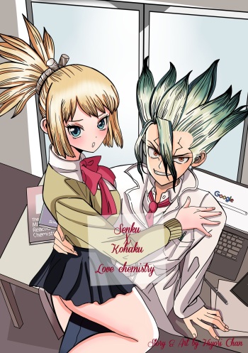 Senku x Kohaku love chemistry cover