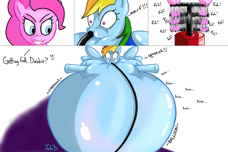Rainbow dash belly inflation page 4 full