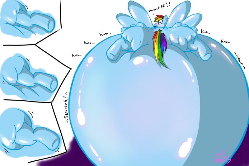 Rainbow dash belly inflation page 5 full
