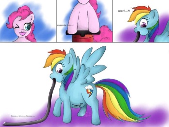 Rainbow dash belly inflation cover