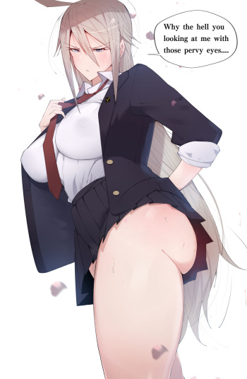 The High School Girl With Russian Blood Whos Lewd Bouncy Body Is Out Of This World! cover