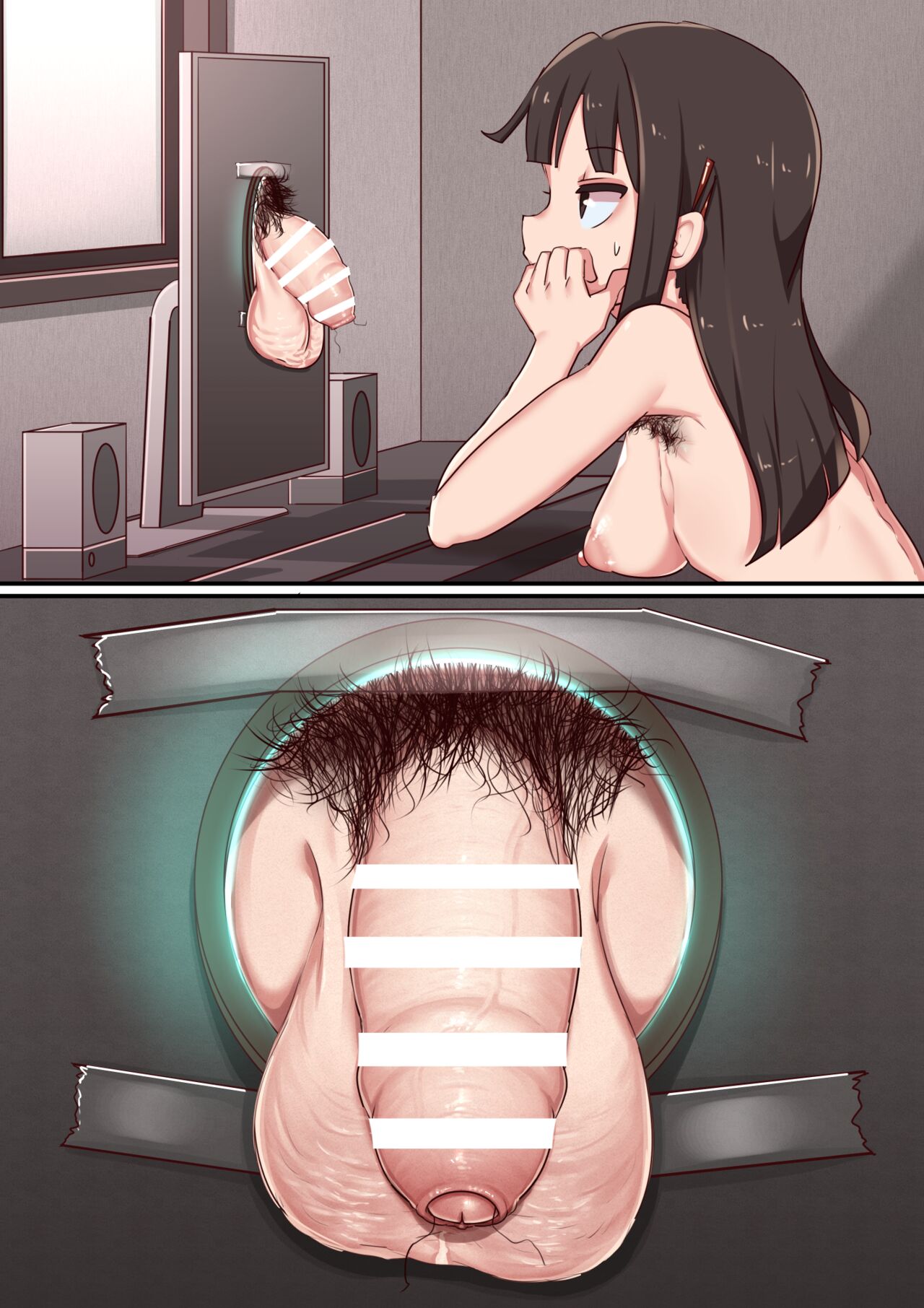 futanari portal self-suck 1 &amp; 2 page 2 full